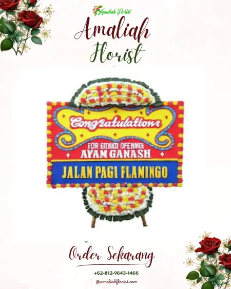 Sewa Papan Bunga Teter